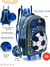 MOCHILA C/CARRO 18 PULGADAS - MODAX LETS PLAY SPORT BLUE