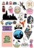 Stickers Harry Potter plancha A4