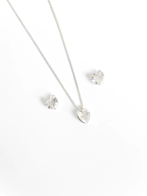 Conjunto Cristal Coração