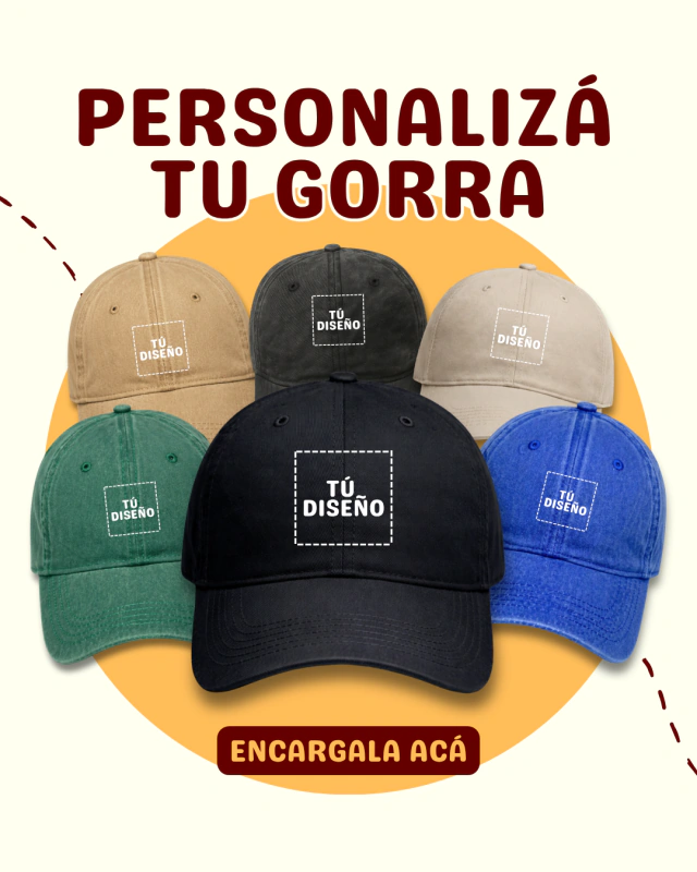 GORRA PERSONALIZADA