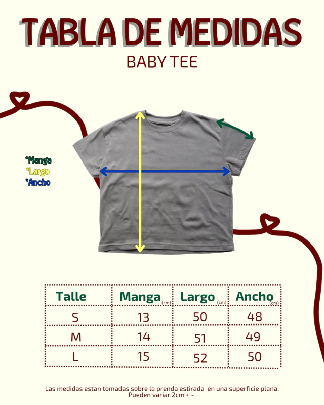 BABY TEE "SHORT N' SWEET" — imagen 5