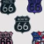 Parche Termoadhesivo Bordado "ROUTE 66" (grande)