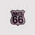 Parche Termoadhesivo Bordado "ROUTE 66" (chico) - tienda online