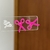 355 - Brinco Tesoura - pequeno - rosa neon