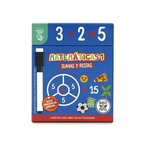 Cartas de Matemáticas 1. Sumas y restas - Barco de papel - comprar online