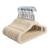 CABIDE DE VELUDO BEGE SLIM COM GANCHO INOX