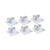 CJ 6 XÍCARAS DE CAFÉ PORCELANA BIRDS DESIGN COLORS - comprar online