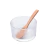 CJ DE PETISQUEIRA C/ BANDEJA DE BAMBU E TÁBUA TERRAZO - Cutie Home Decor ®
