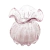 VASO DE VIDRO ITALY ROSA CLARO 10X11CM