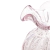 VASO DE VIDRO ITALY ROSA CLARO 10X11CM - Cutie Home Decor ®