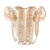 VASO DE VIDRO ITALY DOURADO 15x16CM na internet