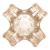 VASO DE VIDRO ITALY DOURADO 15x16CM - Cutie Home Decor ®
