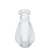 NOSSA SENHORA DE VIDRO BRANCO E TRANSPARENTE 20,5CM