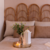 Cabeceira de Vime Aurora Boreal para Cama Queen