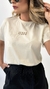 Kit com 6 pçs T-shirts Femininas em Seda Pima 1 Cor - Jesus - Lolli Brand