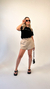 Kit com 6 pçs T-shirts Femininas em Seda Pima em 1 Cor - Minimalismo na internet