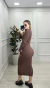 Vestido Feminino Midi Tricot Modal com Elastano na internet