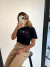 Kit com 6 pçs T-shirts Femininas em Seda Pima Bordada em 1 Cor - Feliz