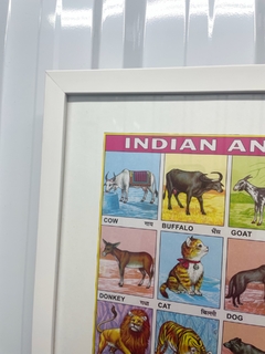 Quadro Indiano Indian Animal Chart - comprar online