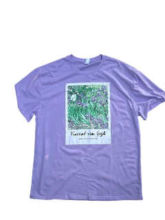 Camiseta Irises Van Gogh na internet