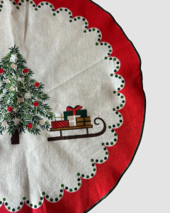 Toalha Pequena de Natal Vintage na internet