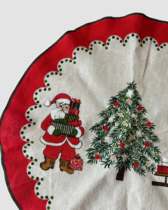 Toalha Pequena de Natal Vintage - Frue Brechó