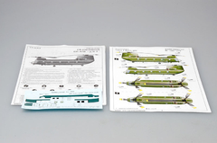 Kit Trumpeter - Ch-47D Chinook - 1:72 - 01622 na internet