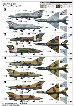 Trumpeter - Mig-21MF - 1:48 - 02863 en internet