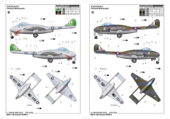 Kit Trumpeter - Vampire FB.MK.5 - 1:48 - 02874 - ArtModel Modelismo