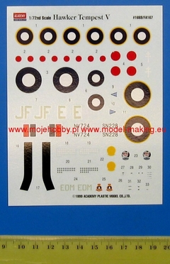 Imagem do Kit Academy - Hawker Tempest V - 1:72 - 12466
