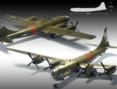 Academy - 12517 - USAAF B-29A Old Battler - 1:72 na internet