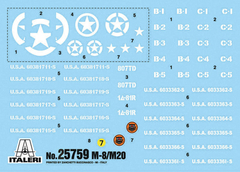 Italeri - M8 M20 - 1:56 - 25759 na internet