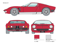 Imagem do Italeri - 3649 - Lamborghini Miura Jota SVJ - 1:24