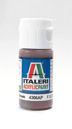 Tinta Acrílica Italeri - 4306AP - Flat Medium Brown - FS30111 - comprar online
