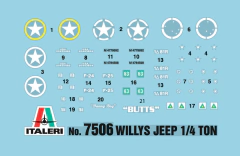 Italeri - Willys Jeep 1/4 ton 4x4 - 1:72 - 7506 en internet