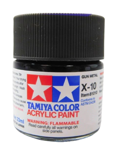 Tamiya Acrílica - X-10 - Gun Metal - 81010 - 23ML - comprar online