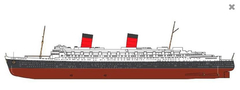 Airfix - R.m.s. Queen Elizabeth - 1:600 - loja online