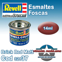 Tinta Esmalte Revell - 32137 - Brick Red Matt (Email Color)