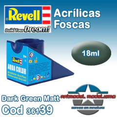 Tinta Acrílica Revell - 36139 - Dark Green Matt