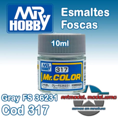 MrColor - 317 - Gray Flat FS 36231 - MrHobby - Gunze