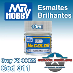 Mr Color - 311 - Gray Gloss Fs 36622 - Mrhobby - Gunze