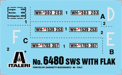 Italeri - Sws With Flak 43 - 6480 - 1:35 na internet