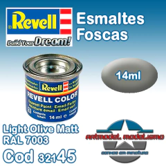 Tinta Esmalte Revell - 32145 - Light Olive Matt RAL 7003 (Email Color)