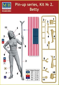 MB - Pinup Series Kit no. 2 Betty - MB24002 - 1:24 na internet