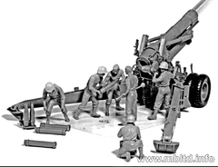 Master Box - US Artillery Crew (Vietnam War 1965-1973) - MB3577 - 1:35 - loja online