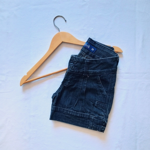 Short Jeans Preta - 36