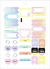 Imagem do Bloco de Adesivos Decorados Para Planners Happy 12 Folhas