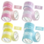Fita Adesiva Washi Tape Pastel Estampada - 10mmx5m - Kit com 6 unidades