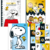 Caderno Brochura Capa Dura Colegial Snoopy 160 Folhas