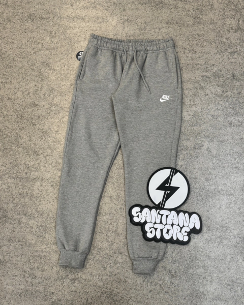 CALÇA NK CLUB MOLETOM - CINZA